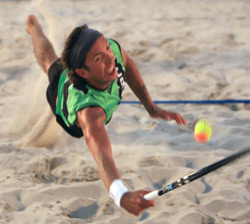 beach tennis bibione